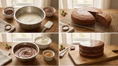 Torta Bacio Perugina fatta in casa: cacao, ganache al gianduia e glassa lucida