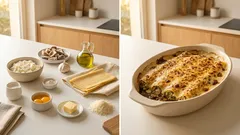 Cannelloni ricotta e porcini gratinati: cremosi e comodi da preparare in anticipo