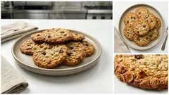Biscotti tipo grancereale fatti in casa: avena, frutta secca e croccantezza