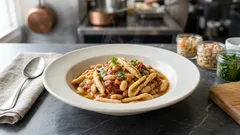 Cecatielli e fagioli freschi: il primo cremoso con pasta fatta in casa