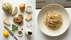 Tagliatelle al sedano rapa: cremose senza panna, pronte in pochi minuti