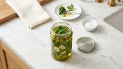 Cime di rapa sott’olio fatte in casa: croccanti, profumate e pronte in vasetto