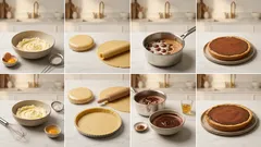 Crostata di castagne e cioccolato: crema vellutata e frolla friabile, passo passo