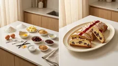 Biscotti all’amarena fatti in casa: frolla friabile, ripieno morbido e glassa lucida