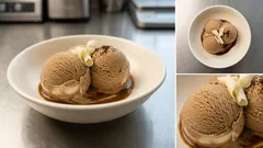 Gelato al caffè cremoso (anche senza gelatiera): con crema inglese e cioccolato bianco